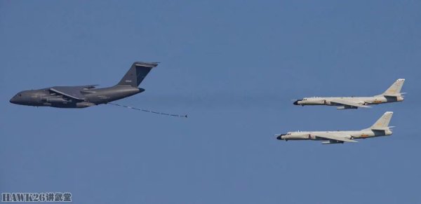 广发E配 海外谈中国：运油-20与轰-6N进行空中加油训练 提高战略轰炸能力